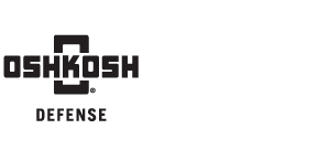 Black Oshkosh Defense logo